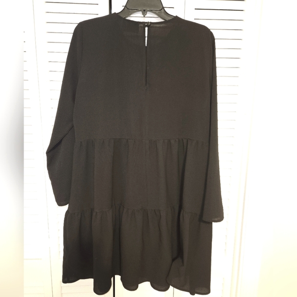 asos Design Women's sz 12 Tiered Ruffle Dress - Picture 7 of 13